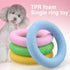 Pet Molaring Toy TPR Milk Scented Foaming Circle