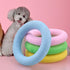 Pet Molaring Toy TPR Milk Scented Foaming Circle