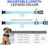 LED Lighted Adjustable Nylon Pet Collar