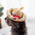 Cute Pet Straw Hat