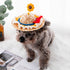 Cute Pet Straw Hat